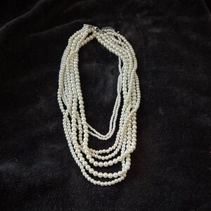 Elegant Multi-Strand Pearl Necklace